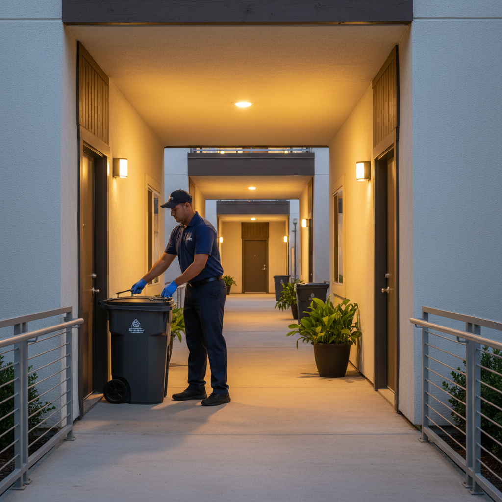 How Valet Trash Service Benefits Property Managers in TX